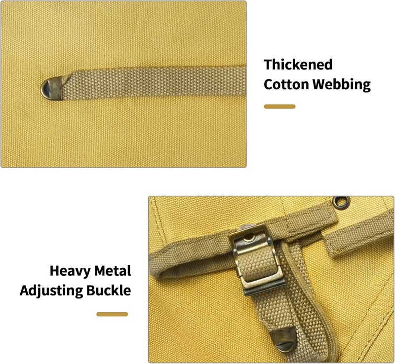 SUNRISING Store WW2 Gaiters for Men，WWII US M1936 Canvas Leggings Gaiters Puttee Boot Gaiters for Men Hiking - Khaki - Image 4